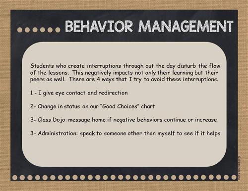 behavior