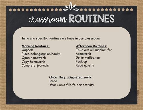 routines