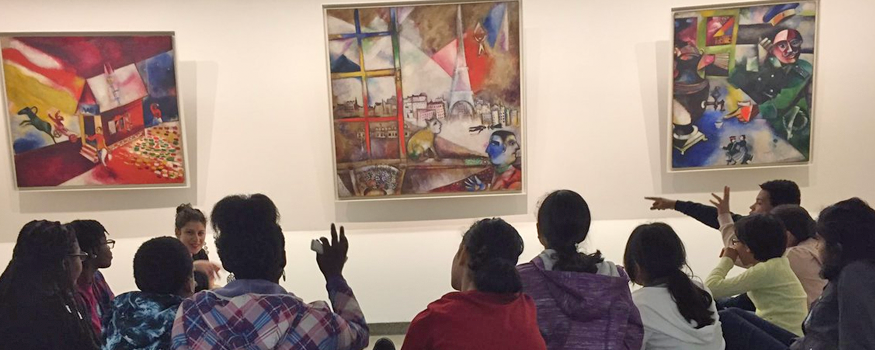 PEARLS students visit the Guggenheim  
