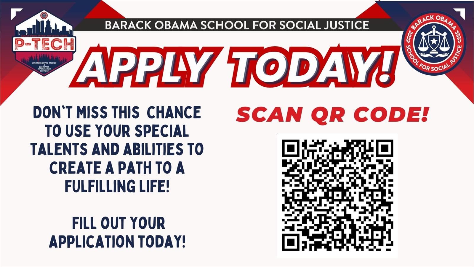 Apply Today Scan QR Code