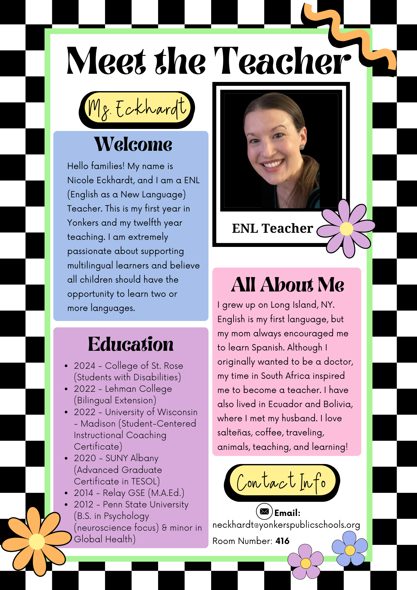 ENL Teacher English