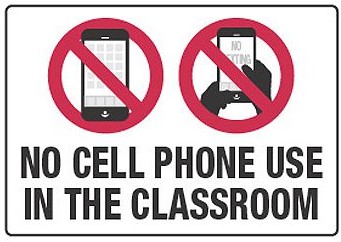 no phones