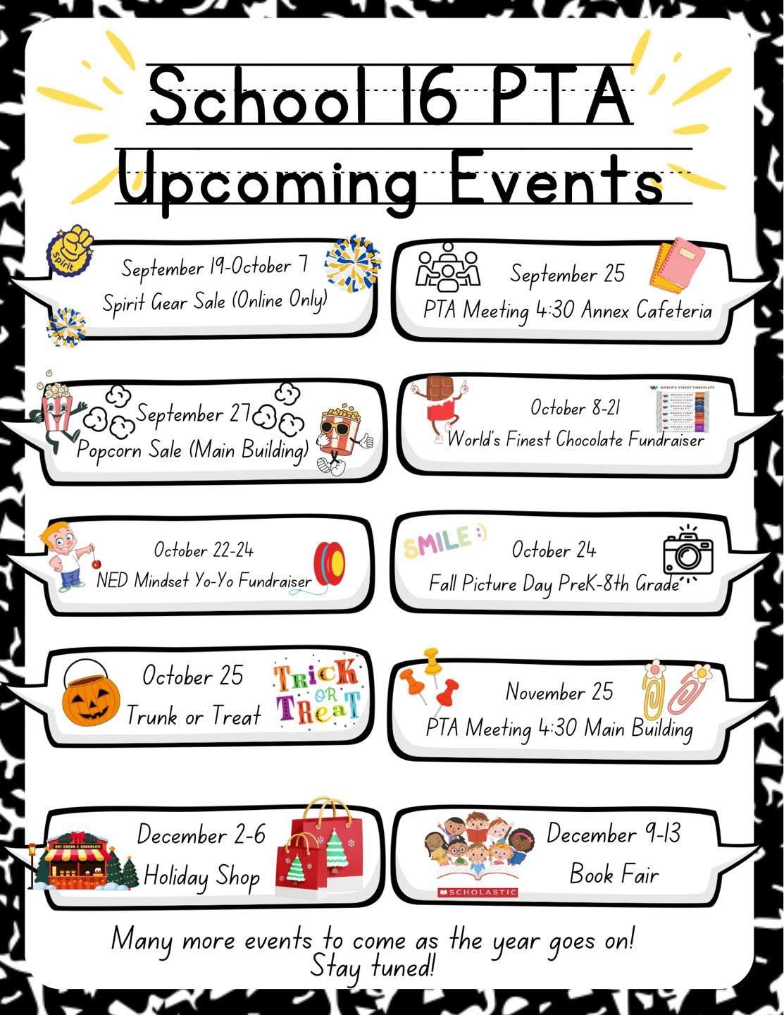 Upcoming Events