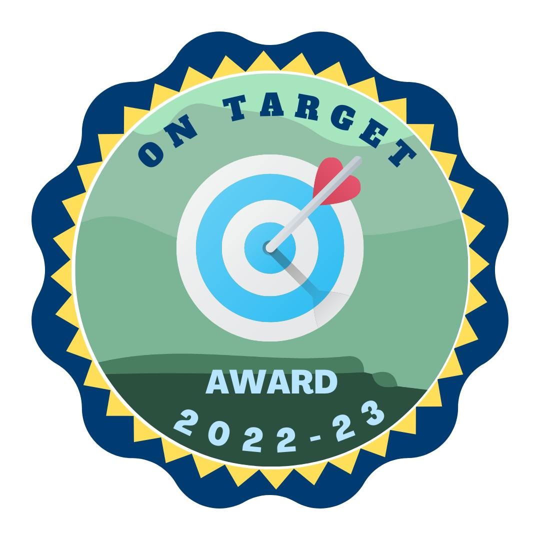 2022-23  On Target Award from NYSPTA!