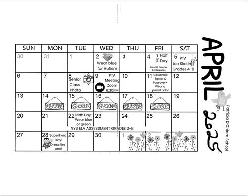 April Calendar