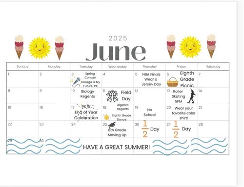  June Calendar