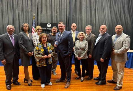 Rob Webb with Trustees