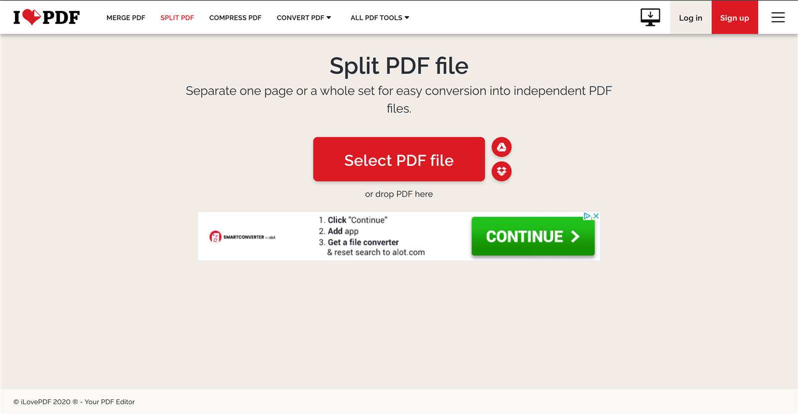 Split PDF