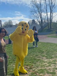 Tweety waving hello